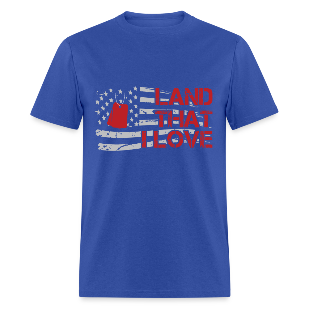 Land That I Love T-Shirt - royal blue