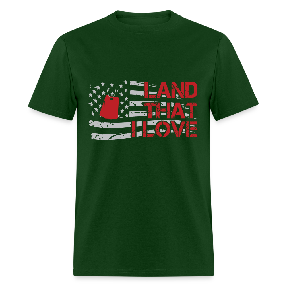 Land That I Love T-Shirt - forest green