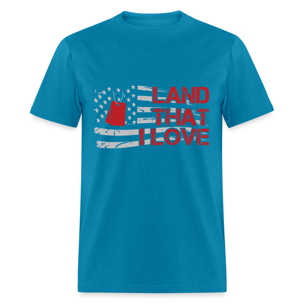 Land That I Love T-Shirt - turquoise