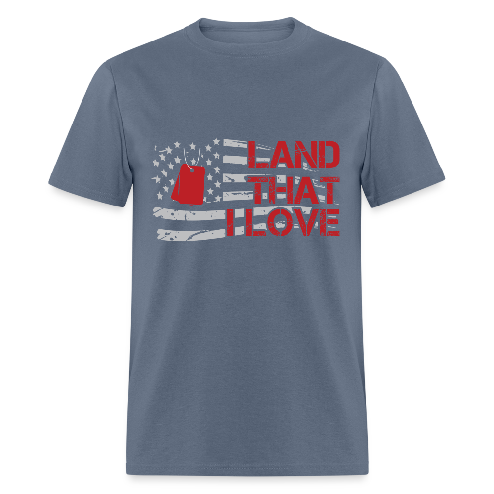 Land That I Love T-Shirt - denim