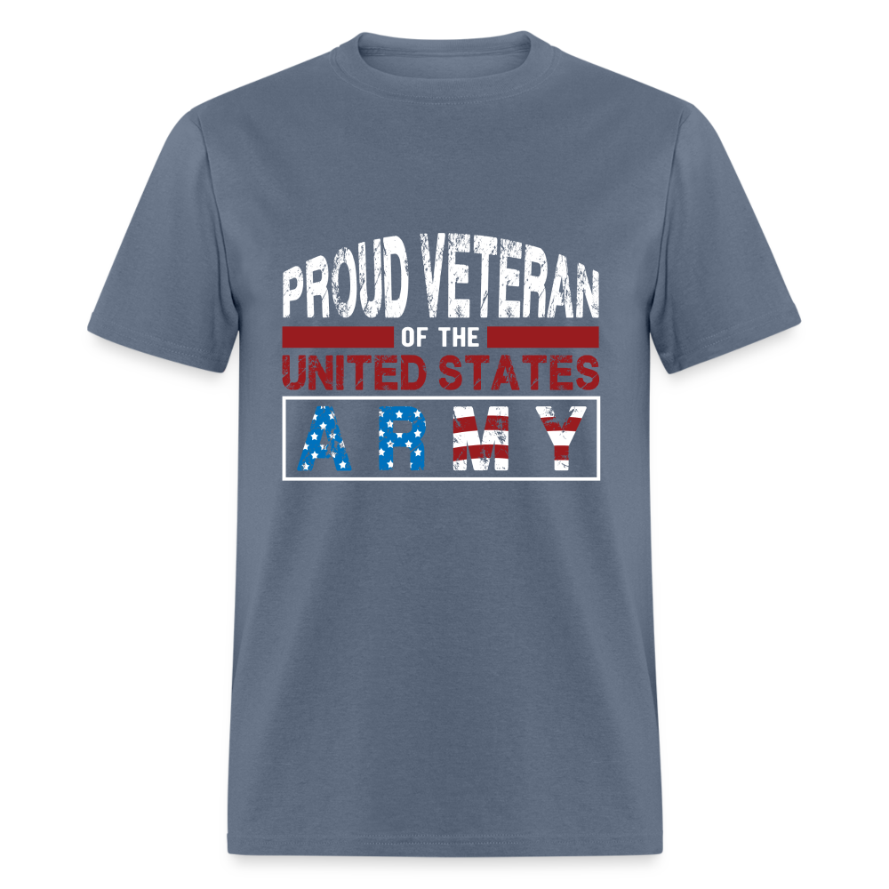 Proud Veteran of the United States Army T-Shirt - denim