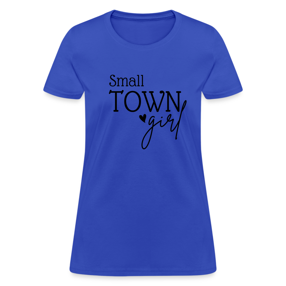 Small Town Girl T-Shirt - royal blue