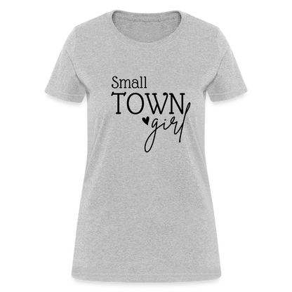 Small Town Girl T-Shirt - heather gray