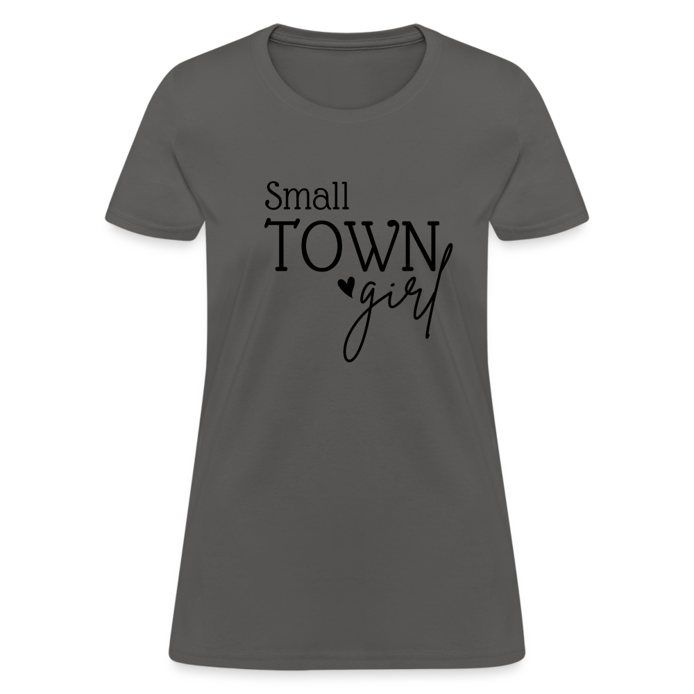 Small Town Girl T-Shirt - charcoal