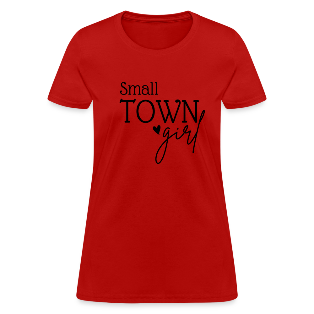 Small Town Girl T-Shirt - red