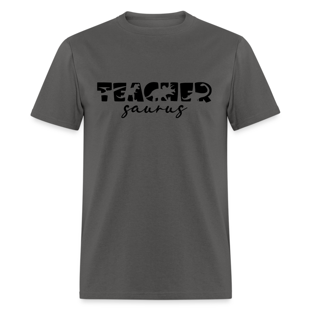TeacherSaurus T-Shirt - charcoal