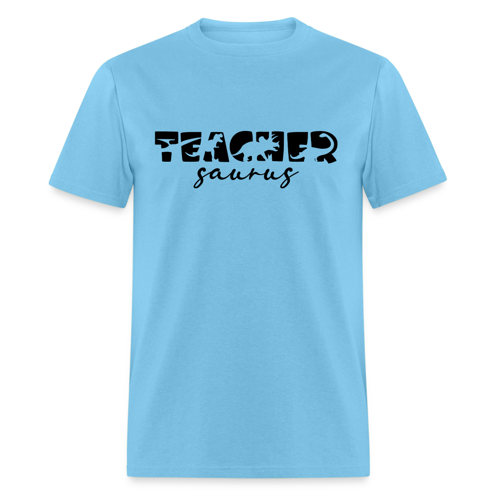 TeacherSaurus T-Shirt - aquatic blue