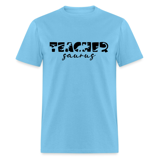 TeacherSaurus T-Shirt - aquatic blue