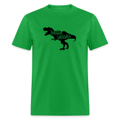 Teacha Saurus T-Shirt - bright green