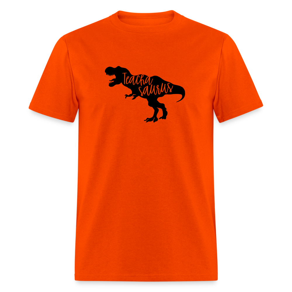 Teacha Saurus T-Shirt - orange