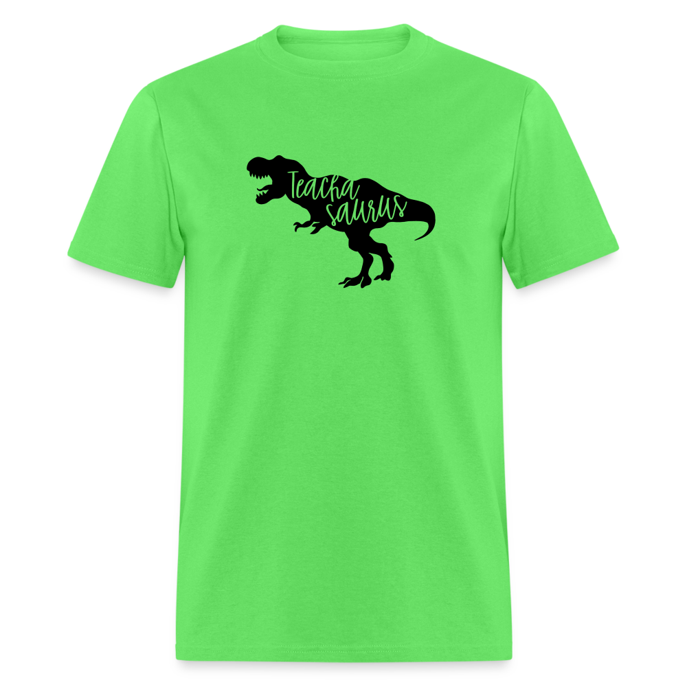 Teacha Saurus T-Shirt - kiwi