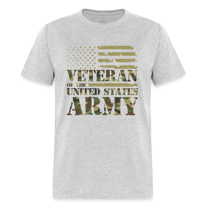 Veteran Of The United States Army T-Shirt - heather gray
