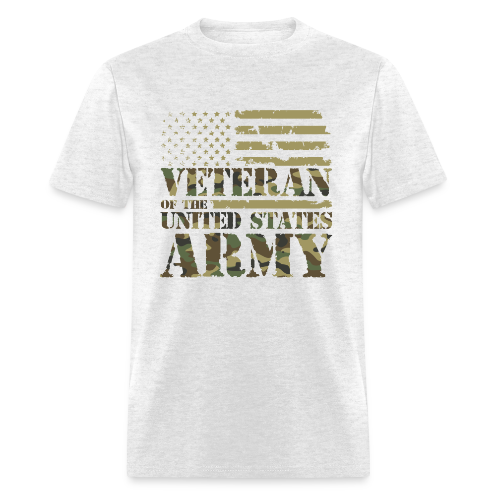 Veteran Of The United States Army T-Shirt - light heather gray