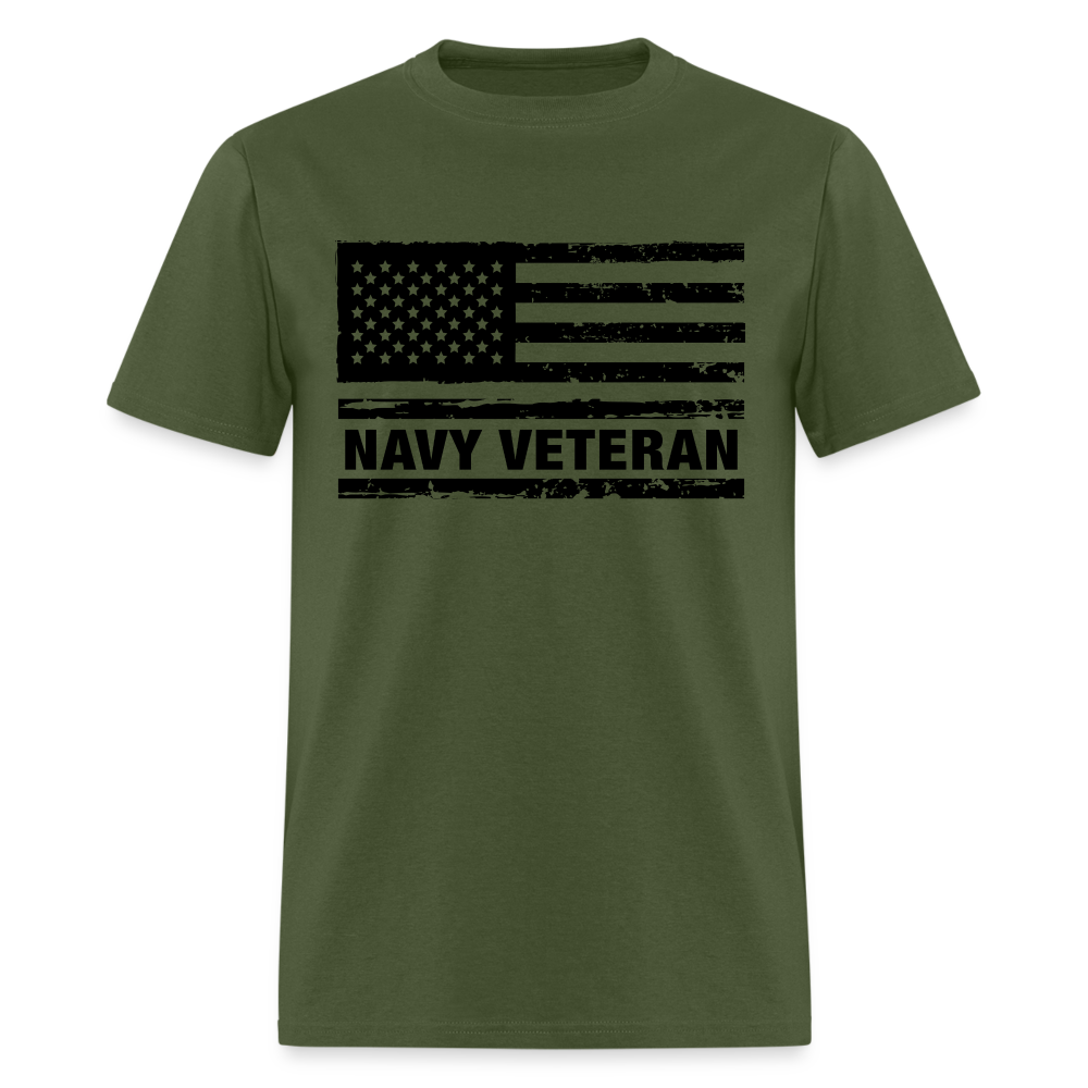 Navy Veteran T-Shirt - military green