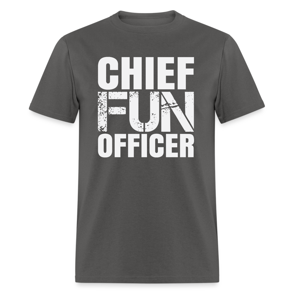 Chief Fun Officer T-Shirt - charcoal
