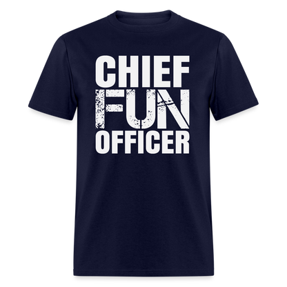 Chief Fun Officer T-Shirt - navy
