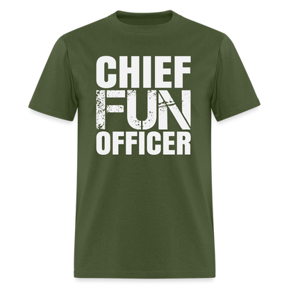 Chief Fun Officer T-Shirt - military green