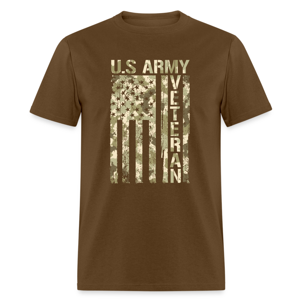 US Army Veteran T-Shirt - brown