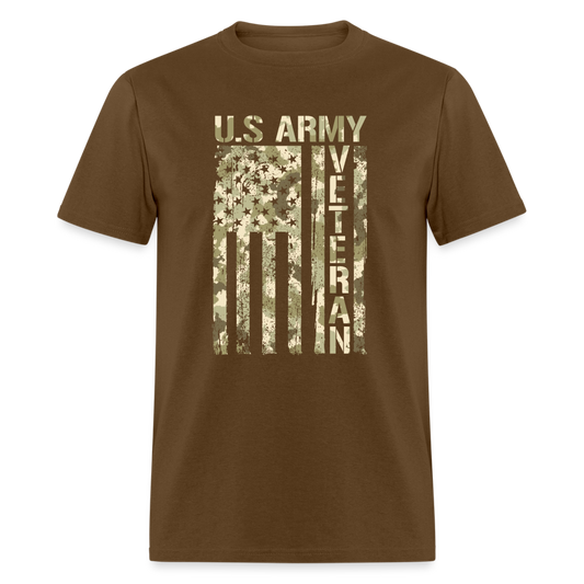 US Army Veteran T-Shirt - brown