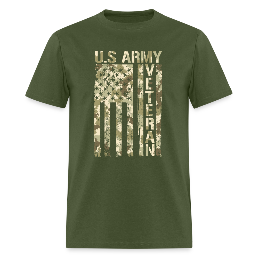 US Army Veteran T-Shirt - military green