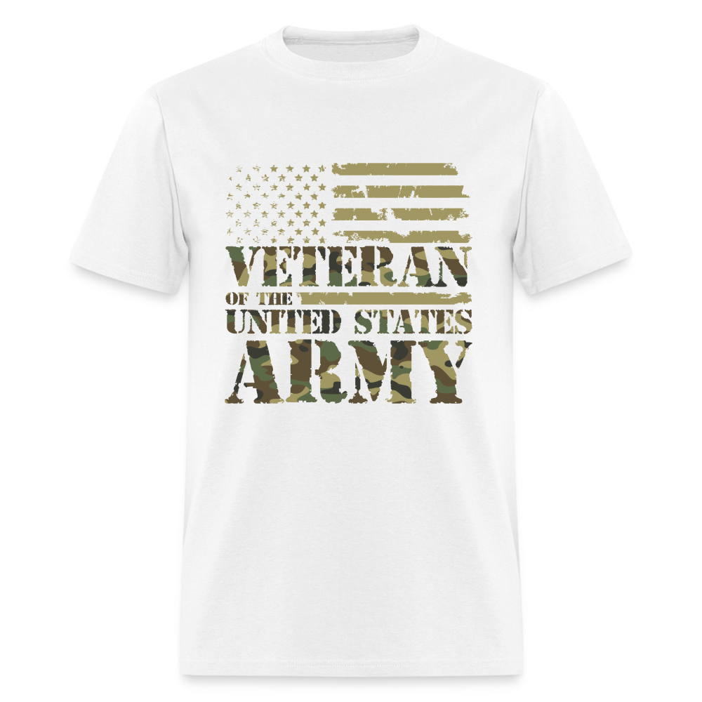 Veteran of the United States Army T-Shirt - white