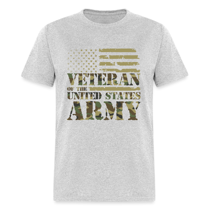 Veteran of the United States Army T-Shirt - heather gray