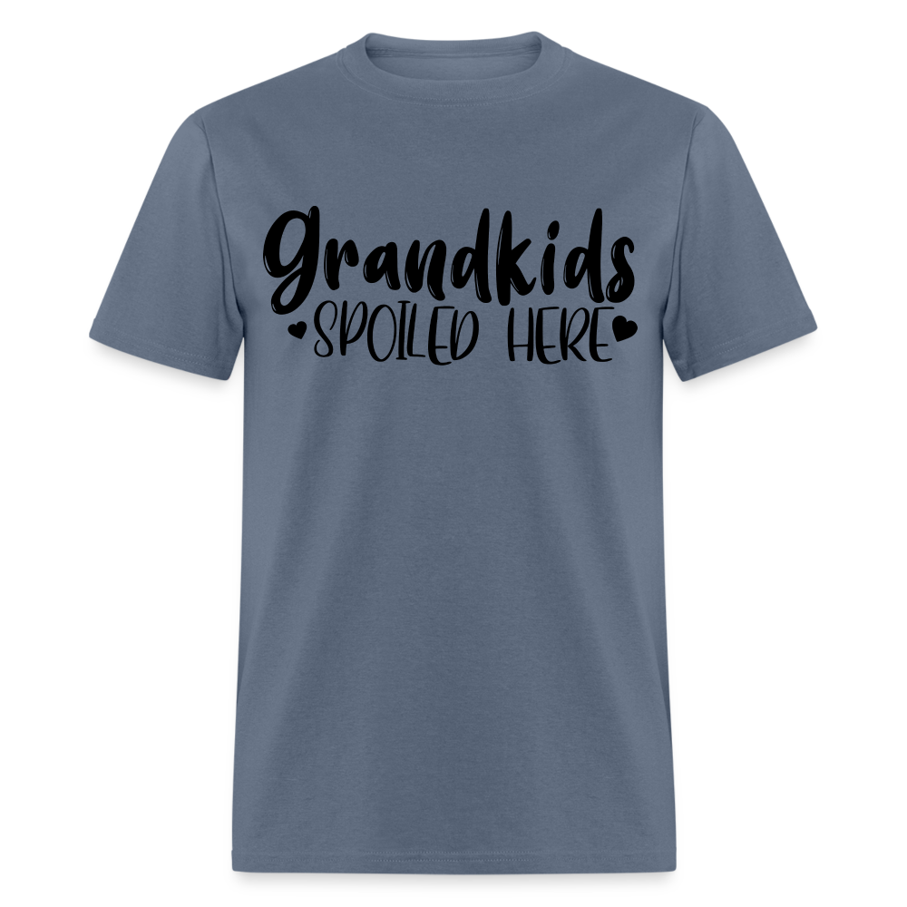 Grandkids Spoiled Here T-Shirt (for Grandfathers) - denim