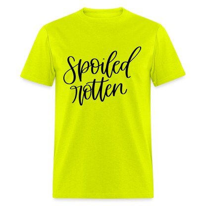 Spoiled Rotten T-Shirt - safety green