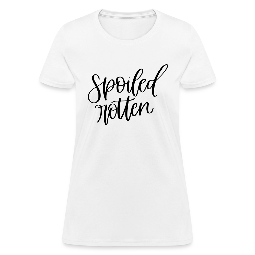 Spoiled Rotten T-Shirt (Women's Shirt) - white