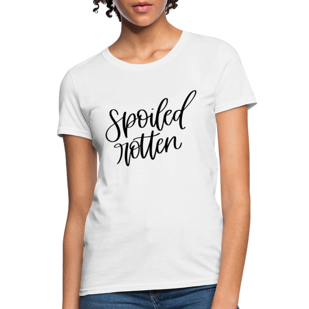 Spoiled Rotten T-Shirt (Women's Shirt) - white