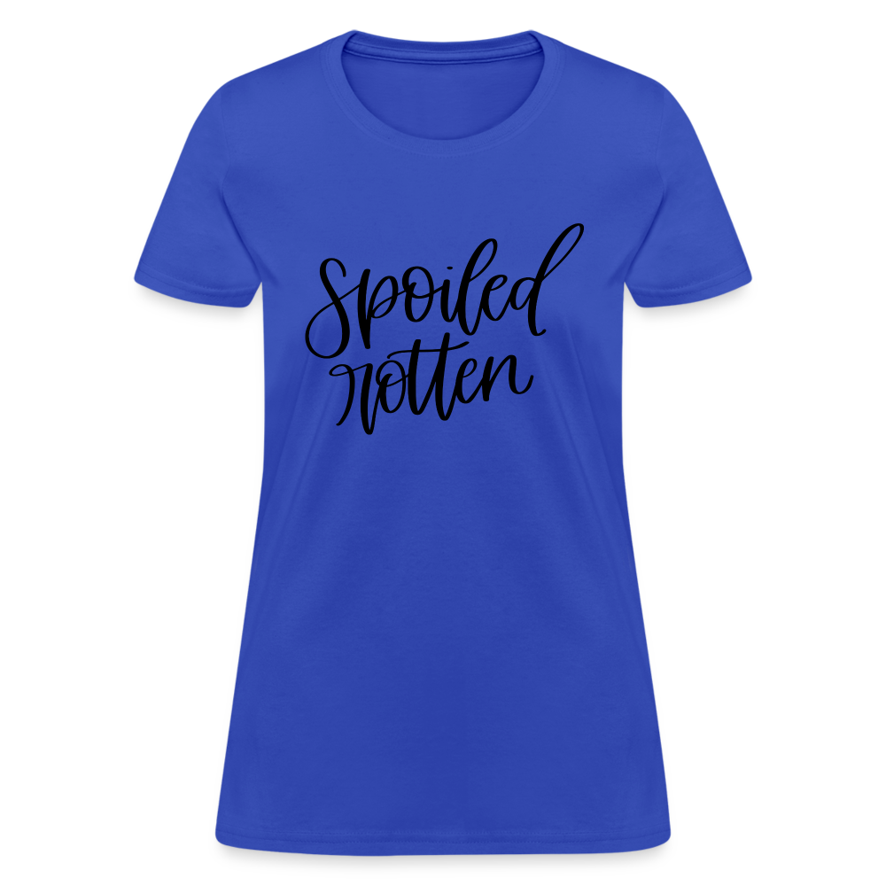 Spoiled Rotten T-Shirt (Women's Shirt) - royal blue