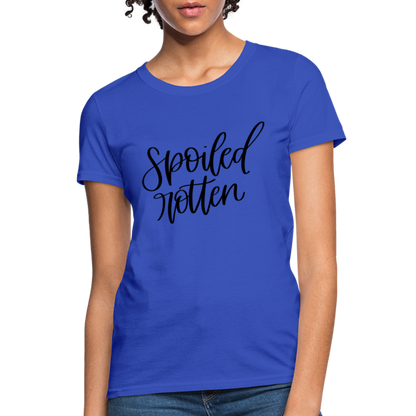 Spoiled Rotten T-Shirt (Women's Shirt) - royal blue