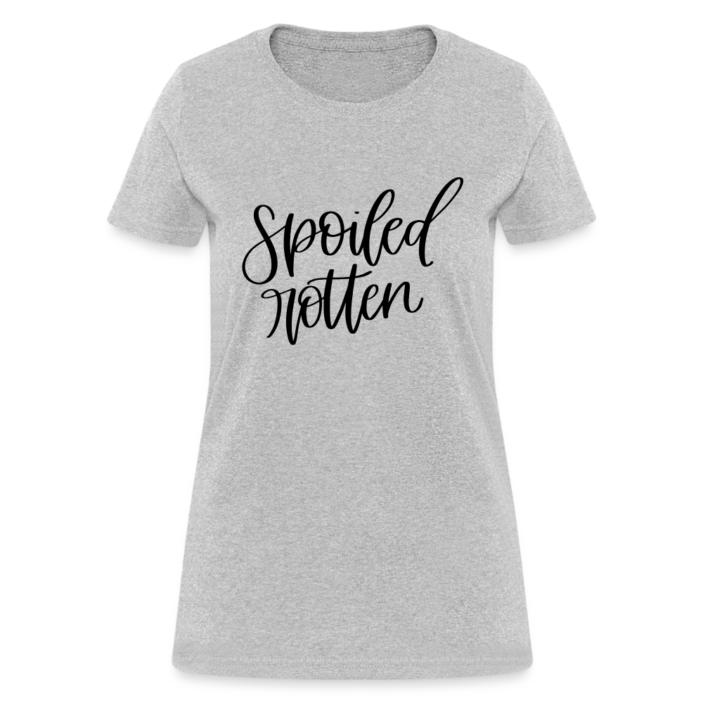 Spoiled Rotten T-Shirt (Women's Shirt) - heather gray