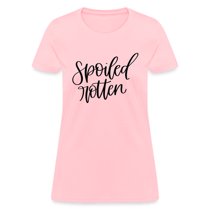 Spoiled Rotten T-Shirt (Women's Shirt) - pink