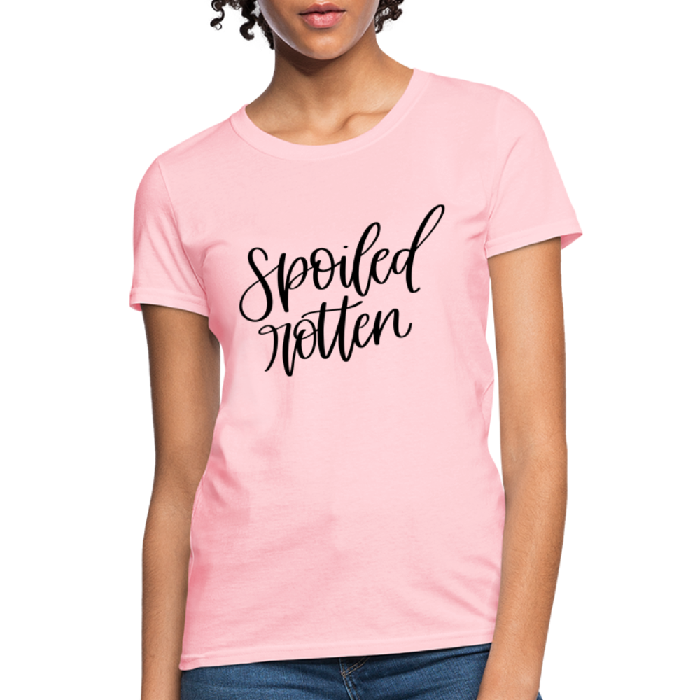 Spoiled Rotten T-Shirt (Women's Shirt) - pink