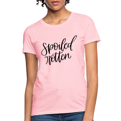 Spoiled Rotten T-Shirt (Women's Shirt) - pink