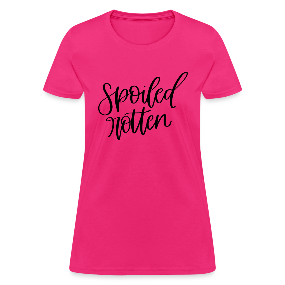 Spoiled Rotten T-Shirt (Women's Shirt) - fuchsia