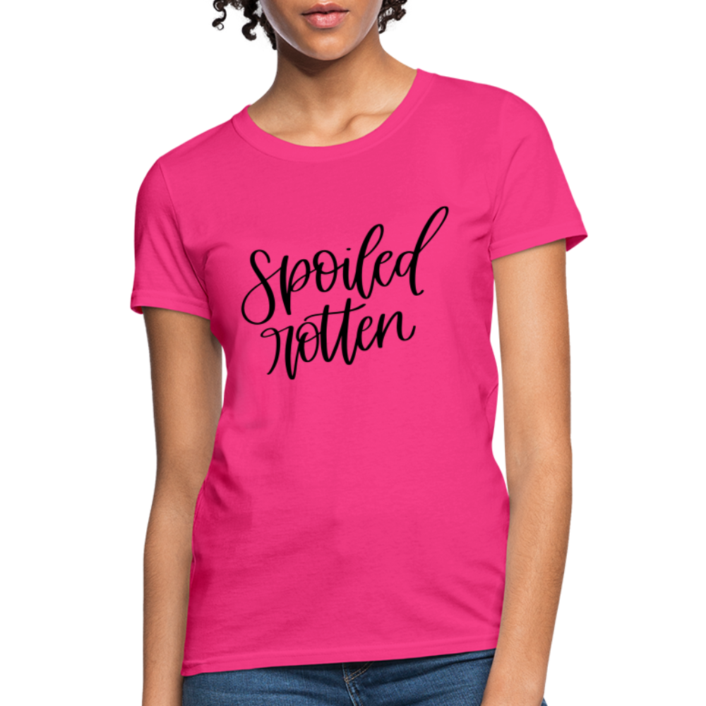 Spoiled Rotten T-Shirt (Women's Shirt) - fuchsia