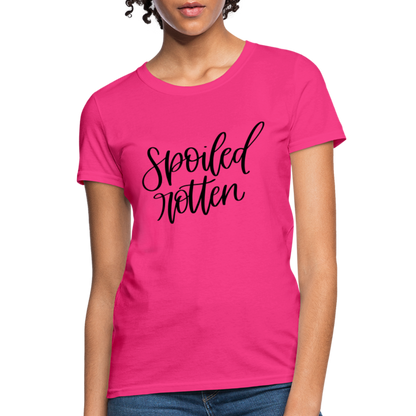 Spoiled Rotten T-Shirt (Women's Shirt) - fuchsia