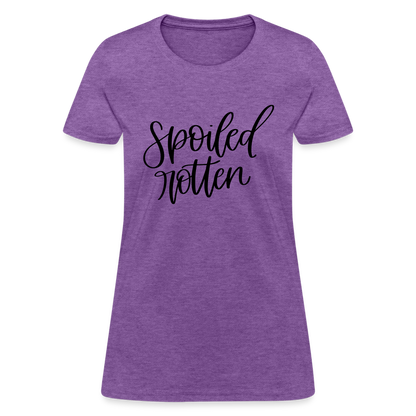 Spoiled Rotten T-Shirt (Women's Shirt) - purple heather