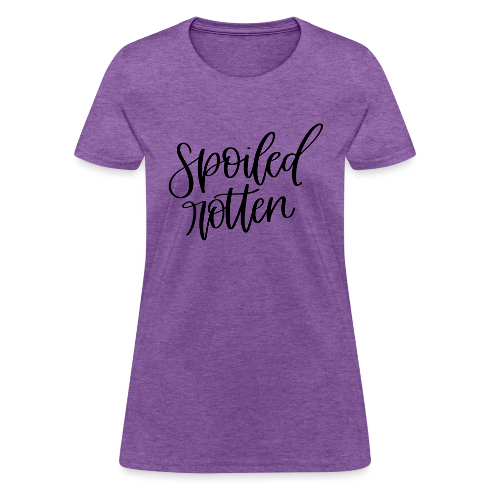 Spoiled Rotten T-Shirt (Women's Shirt) - purple heather