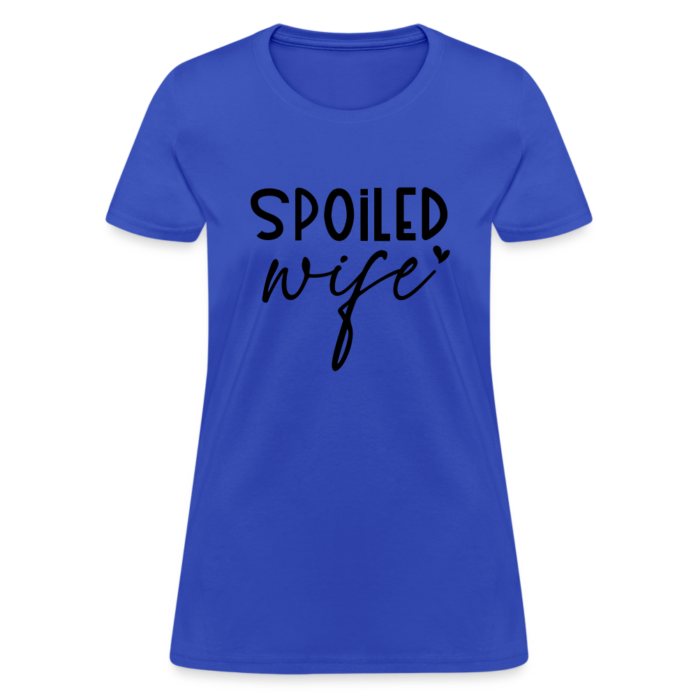 Spoiled Wife T-Shirt - royal blue