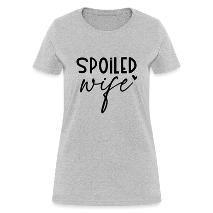 Spoiled Wife T-Shirt - heather gray