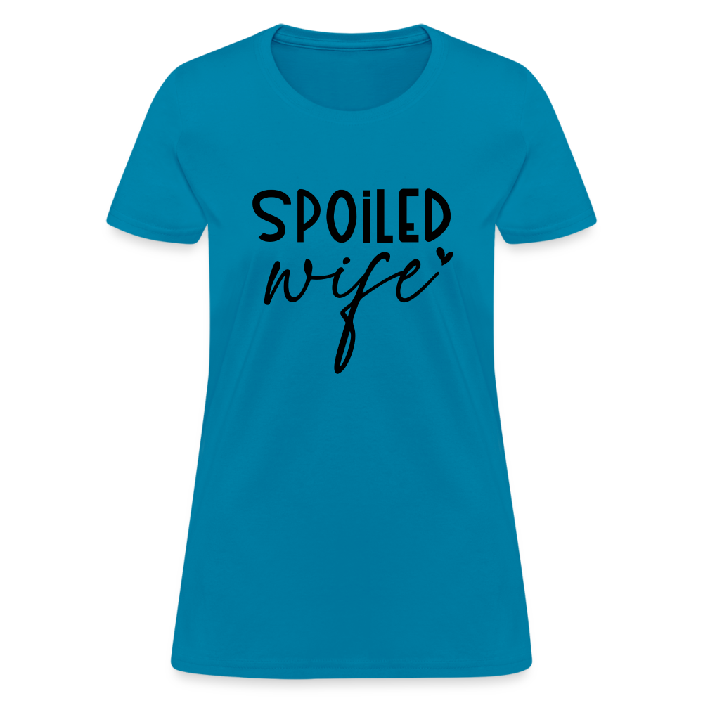 Spoiled Wife T-Shirt - turquoise