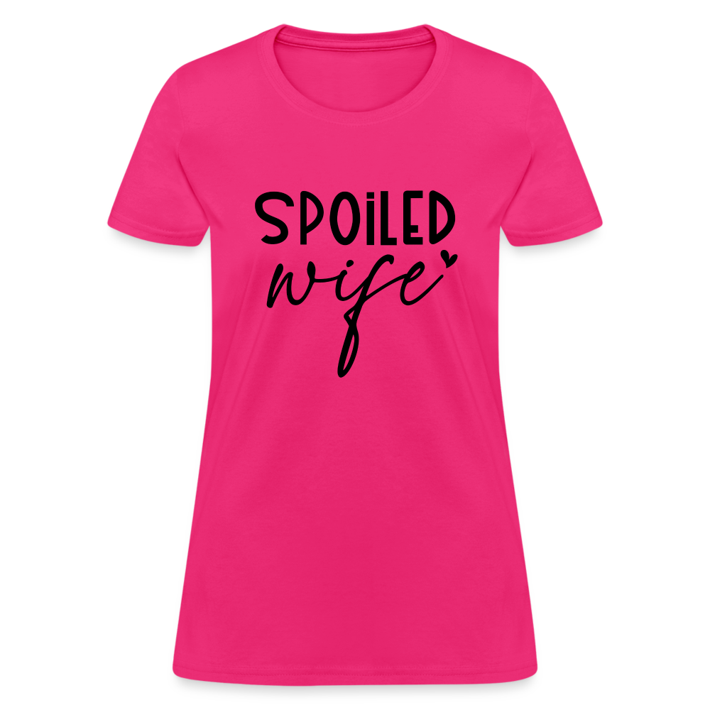 Spoiled Wife T-Shirt - fuchsia