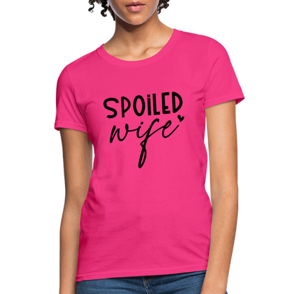Spoiled Wife T-Shirt - fuchsia