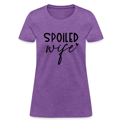 Spoiled Wife T-Shirt - purple heather