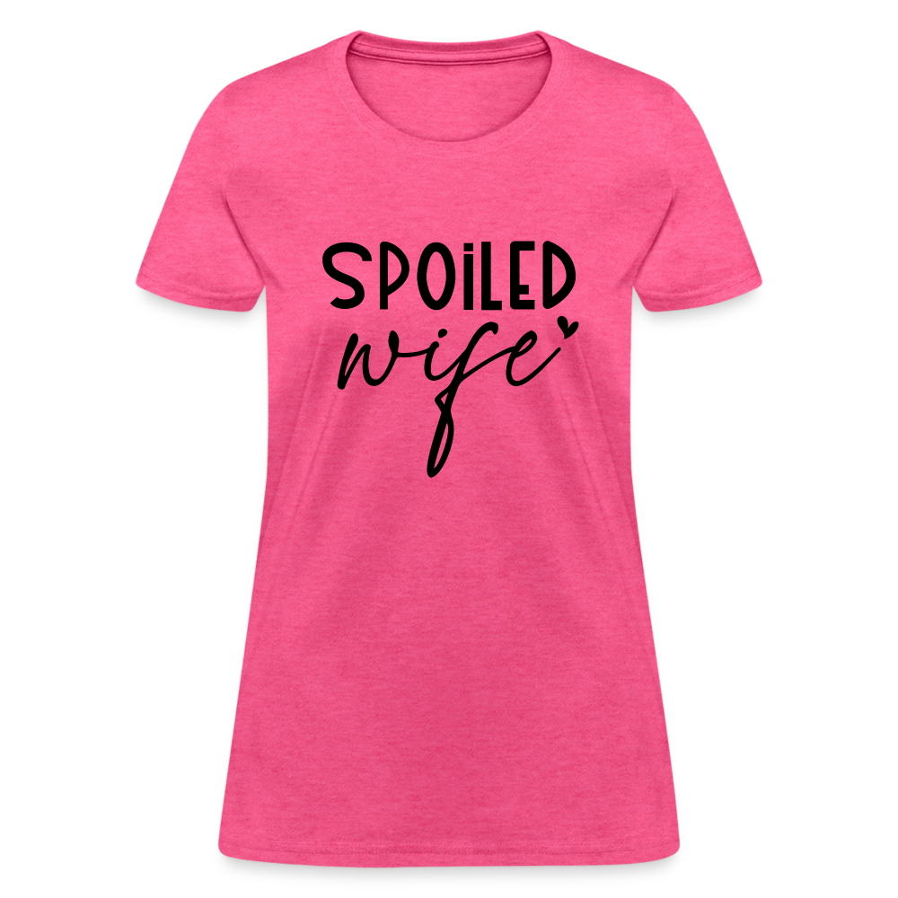 Spoiled Wife T-Shirt - heather pink