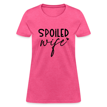 Spoiled Wife T-Shirt - heather pink