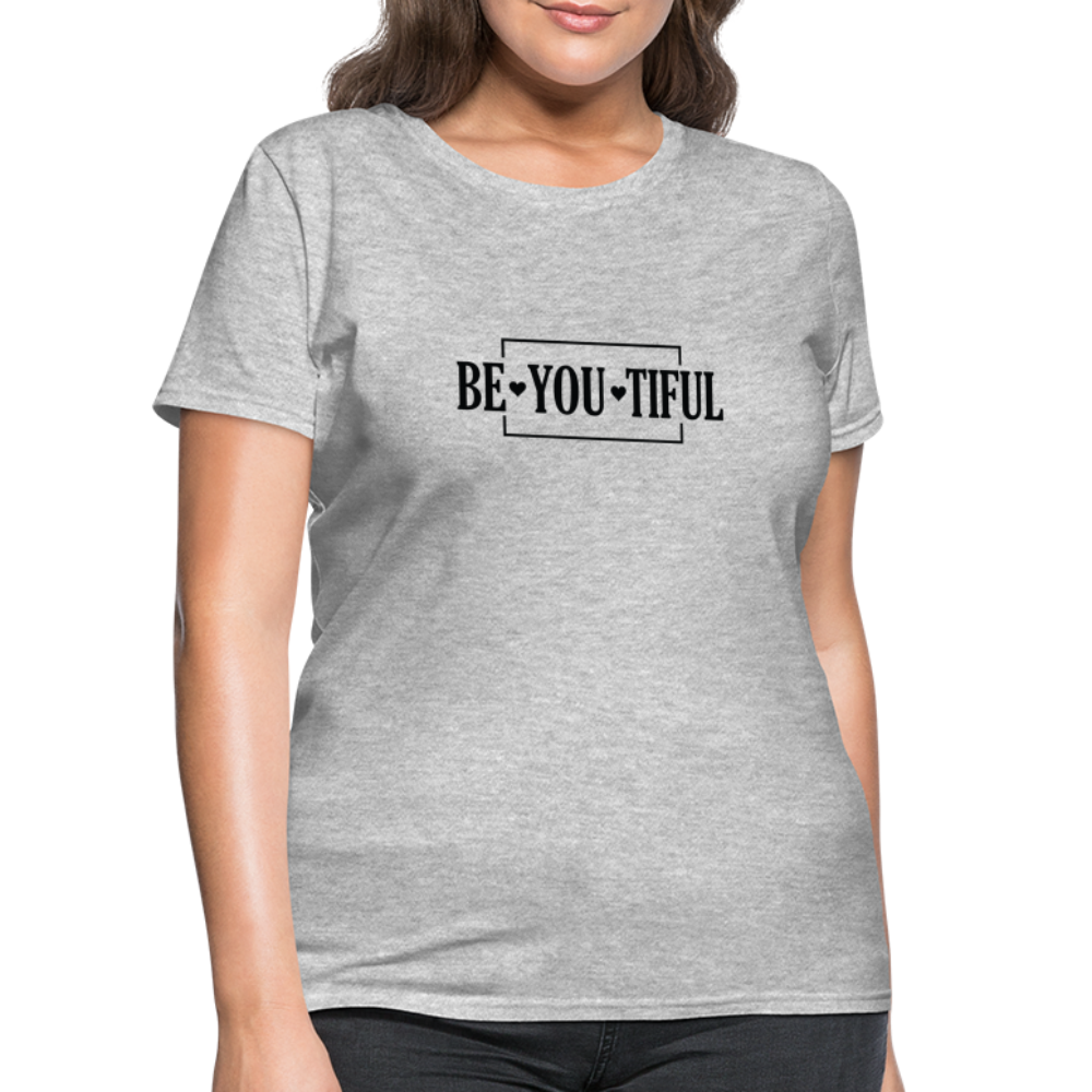 BE YOU TIFUL T-Shirt - heather gray